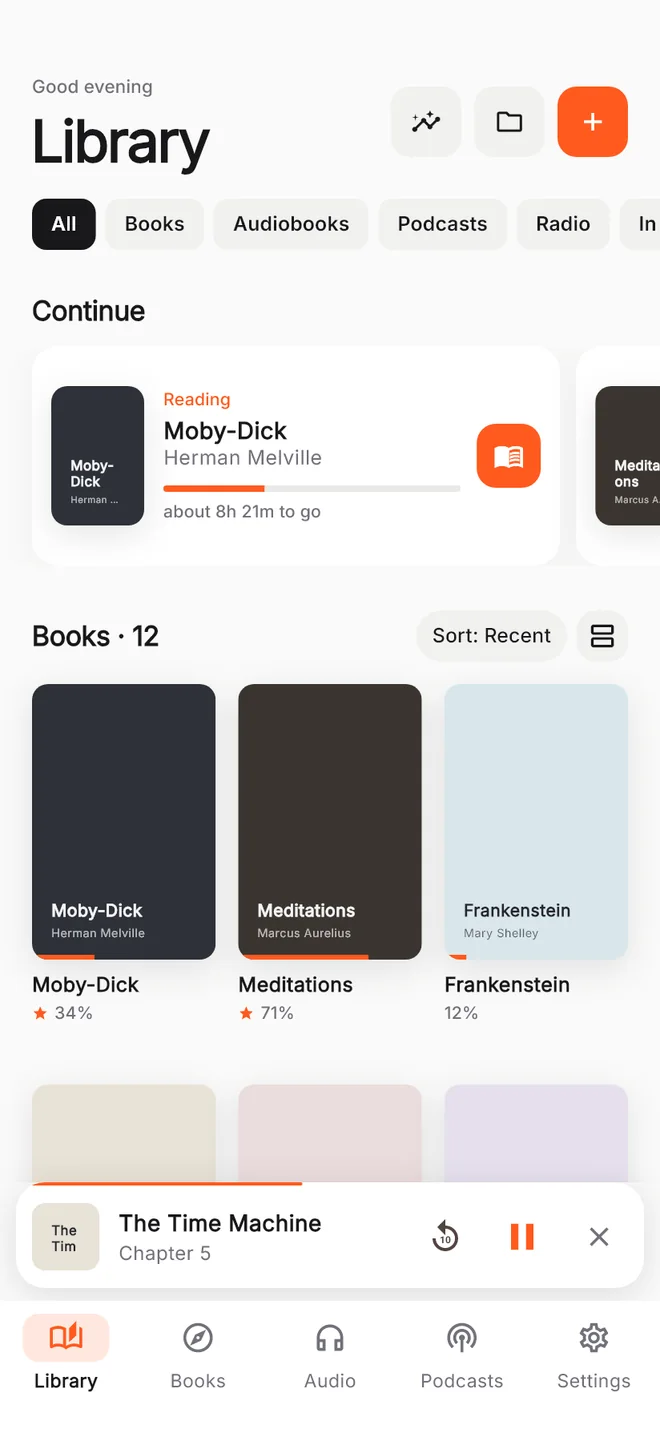 The Library in the Zen look.